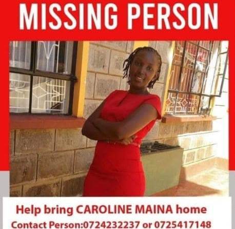 Wanjiku Maina Found Dead With No Eyes