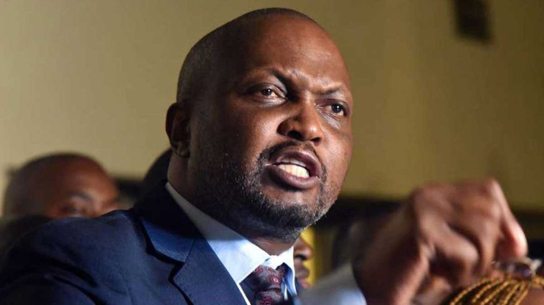 Governor Mike Sonko Hits Moses Kuria In A Bitter Fight