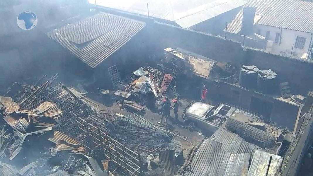 Fire Outbreak In Nanyuki Majengo Slums